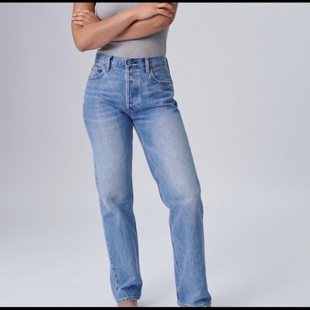 Patti mid rise straight jeans NWOT size 30